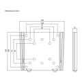 Miniatyrbilde 4 av 4: Goobay veggfeste for 13-27" TV-er, maks 30 kg, med ultratynn design