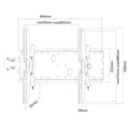 Miniatyrbillede 3 af 3: TV-holder Neomounts PLASMA-W200BLACK 70" 100 kg