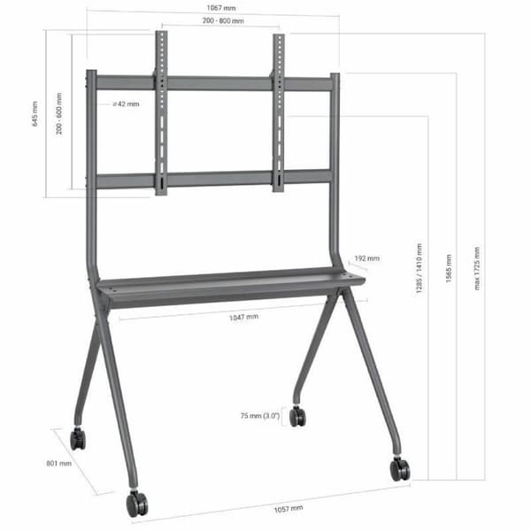 TV-holder Aisens FT86FE-143 Grå