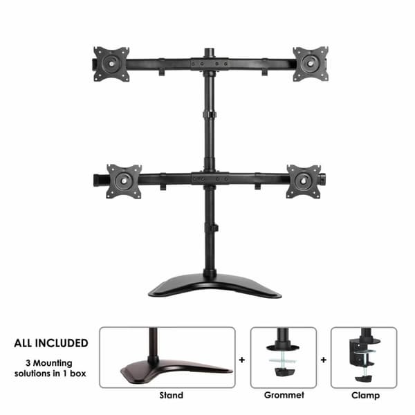 Näytön pöytätuki Neomounts NM-D335D4BLACK 8 kg