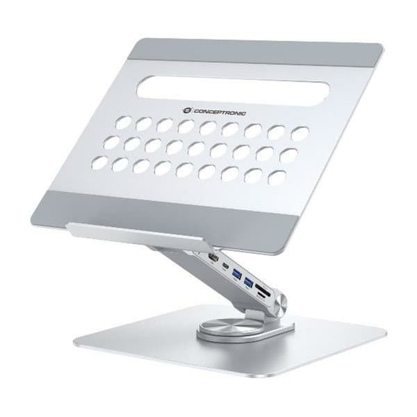 Notebookstativ Conceptronic 110521307101 Sølv