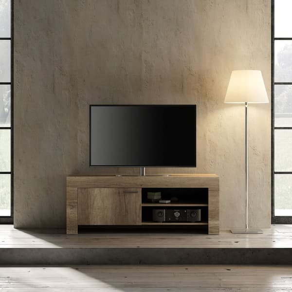 Litet 1-dörrars TV-skåp L140 cm - Land