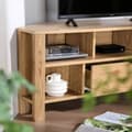 Miniatyrbild 7 av 10: Hörn TV-enhet 1 Låda Ek Dekor - L120 cm