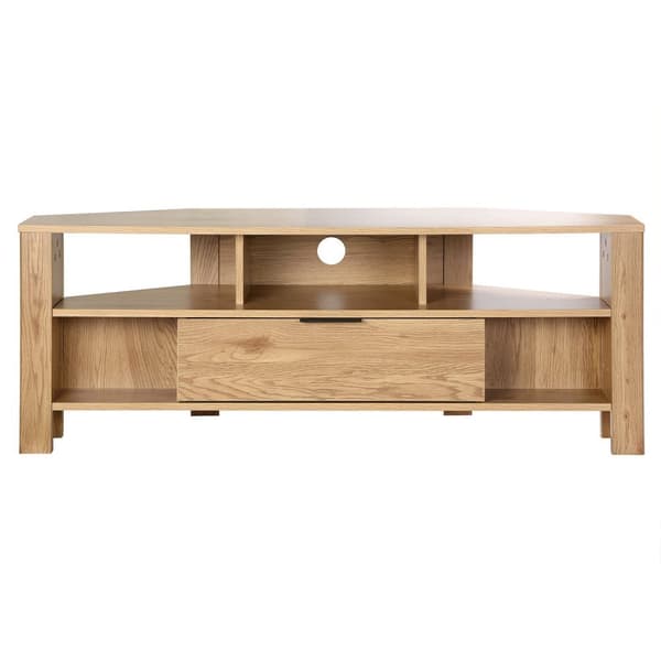 Hörn TV-enhet 1 Låda Ek Dekor - L120 cm