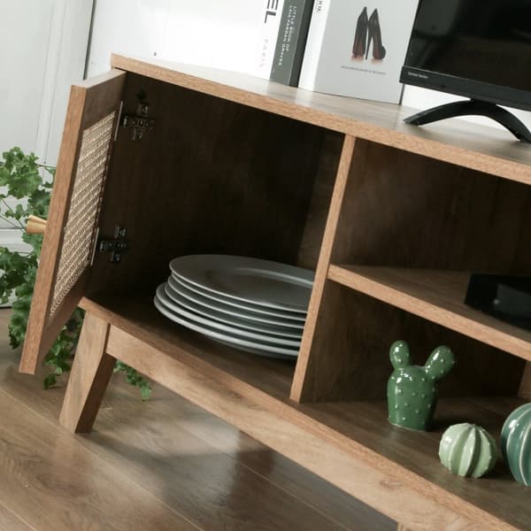 2-dörrars rottingrör TV-enhet L140 cm - PALMO