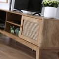 Miniatyrbild 4 av 10: 2-dörrars rottingrör TV-enhet L140 cm - PALMO