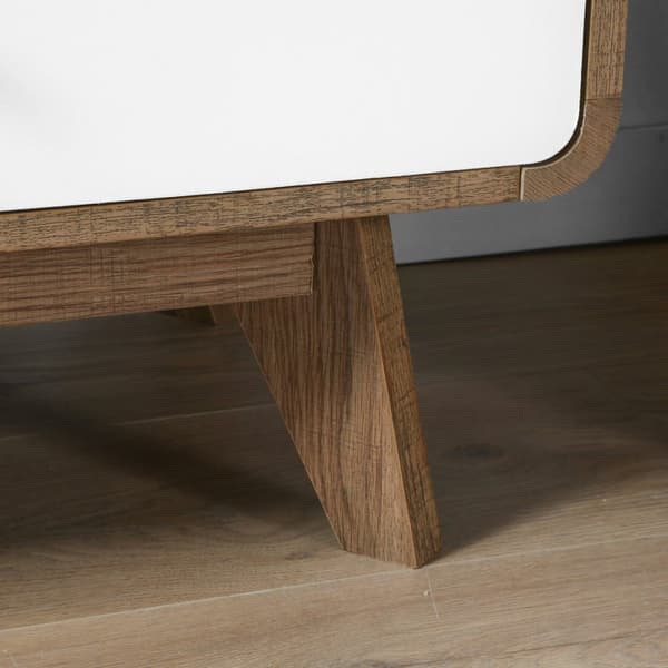 TV-skåp med 2 dörrar och 2 nischer L128,5 cm - ALBURA