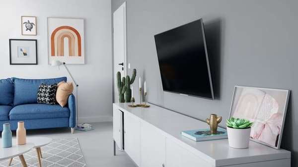 TVM 1215 Quick Wall mount tilt 19-43", 15kg