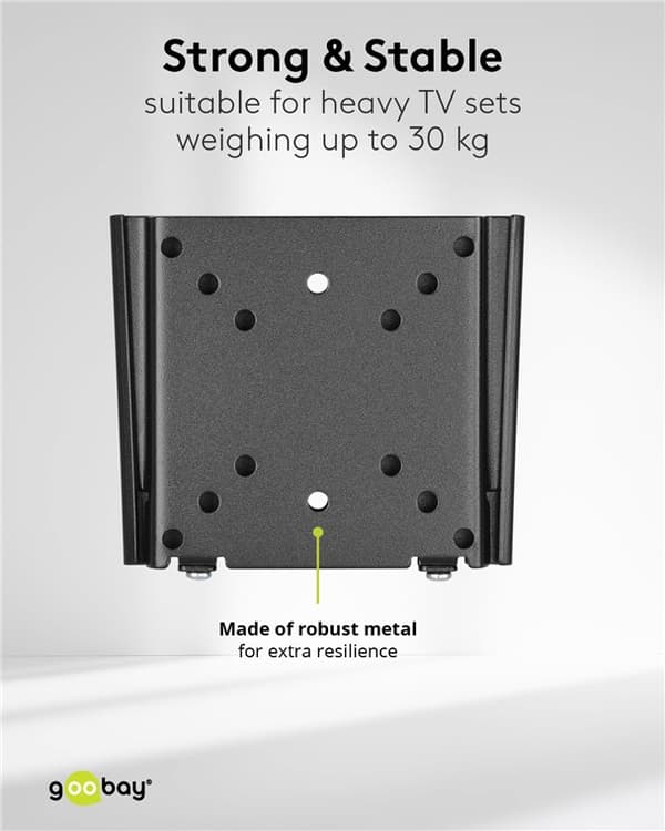 TV-vægbeslag Caravan FIXED (S), sort