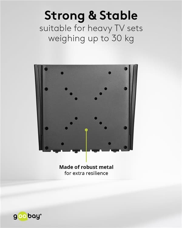 TV-vægbeslag Caravan FIXED (M), sort