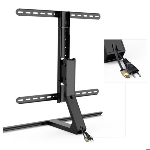 Hama TV-Standfuß, schwenkbar, neigbar, höhenverstellbar, 165 cm (65) till 40 kg TV-bänk lutbar, vridbar 81,3