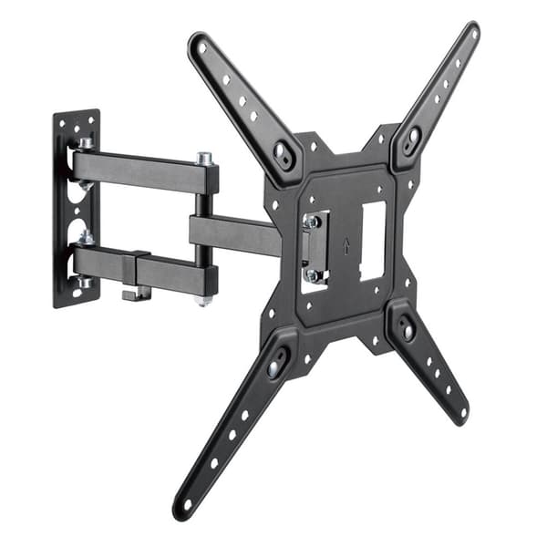 Maclean TV- eller skærmbeslag, universal, max VESA 400x400, 23-55", 30 kg, sort, MC-701N