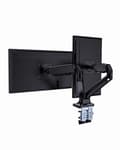 Miniatyrbild 5 av 6: Gembird MA-DA2-03 Full-motion skrivbord 2-skärms monteringsarm, 17”-35”, upp till 10 kg