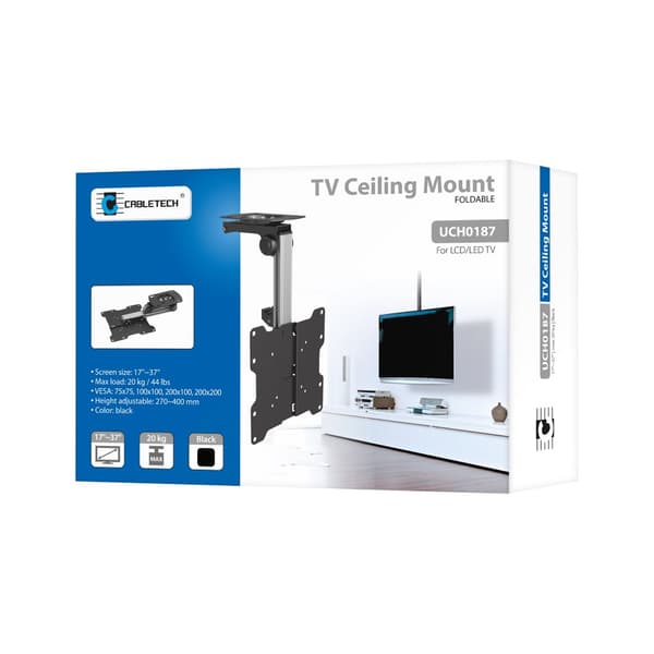 Loft/hældningsmontering universal til LED TV (17-37") LCD-CM222