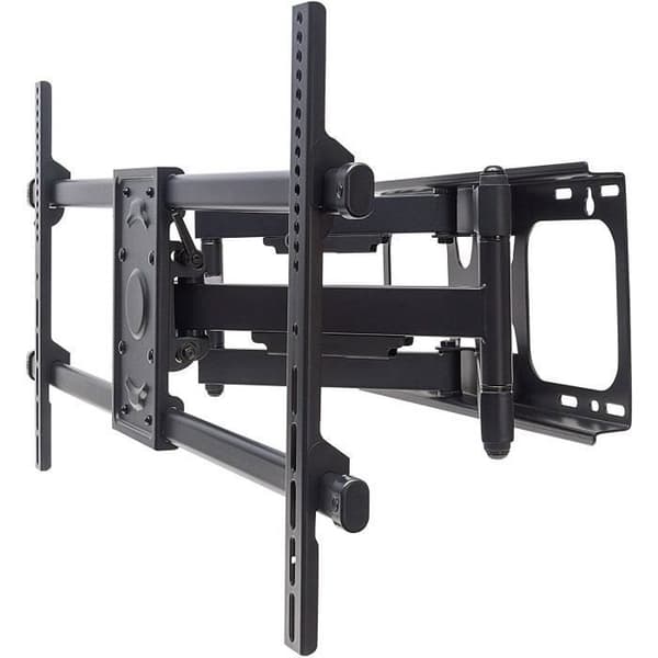 Stödmur Universal för Storscreen - MANHATTAN - Neutralt och Justerbart - 37"-90" - 75 kg Svart