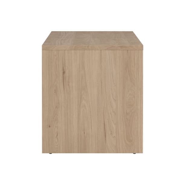 Next TV möbel 2 dörrar, 1 låda, 1 hylla ek-dekor, vit högblanka.