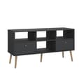 Miniatyrbilde 4 av 10: Bodo TV-bord 2 skuffer, 4 hyller matt grå.