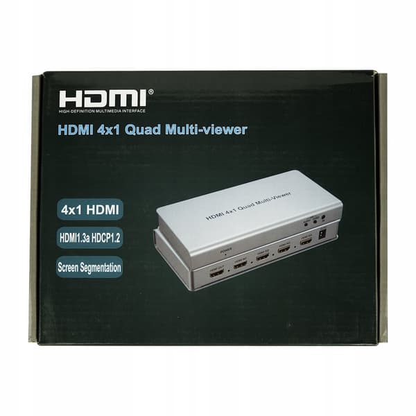HDMI SPLITTER 4 TILL 1 QUAD MULTI VIEWER SWITCH