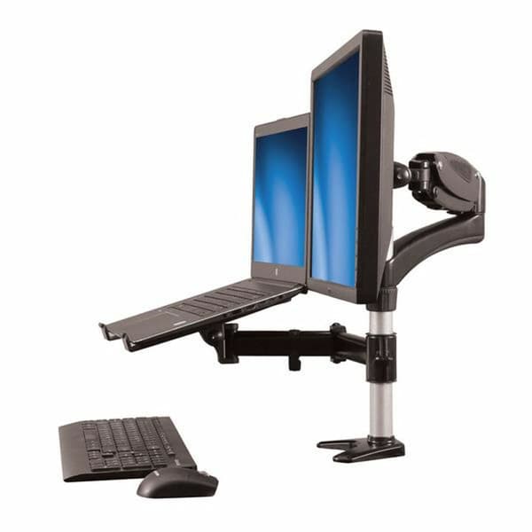 Skærm bord støtte Startech ARMUNONB 27" Sort