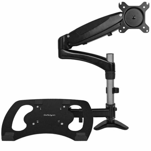 Skærm bord støtte Startech ARMUNONB 27" Sort