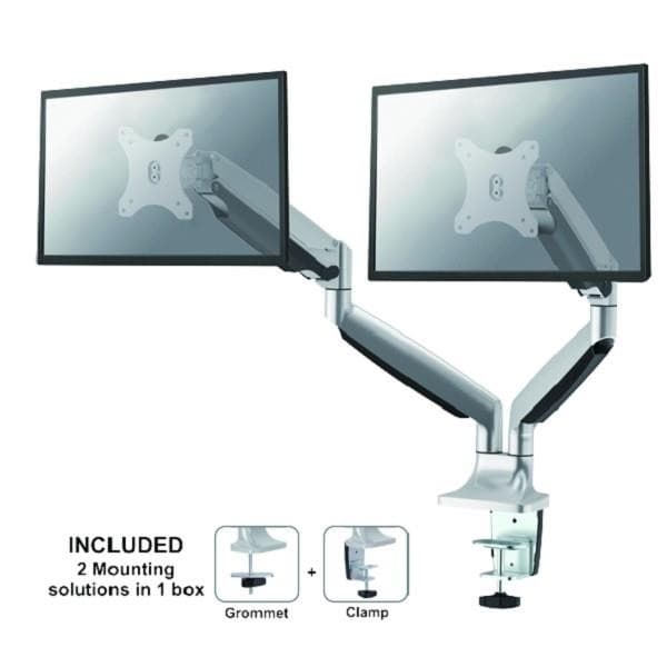 NÄYTTÖ ACC TYÖPÖYTÄKIINNIKE 10-32"/NM-D750 DSILVER NEOMOUNTS