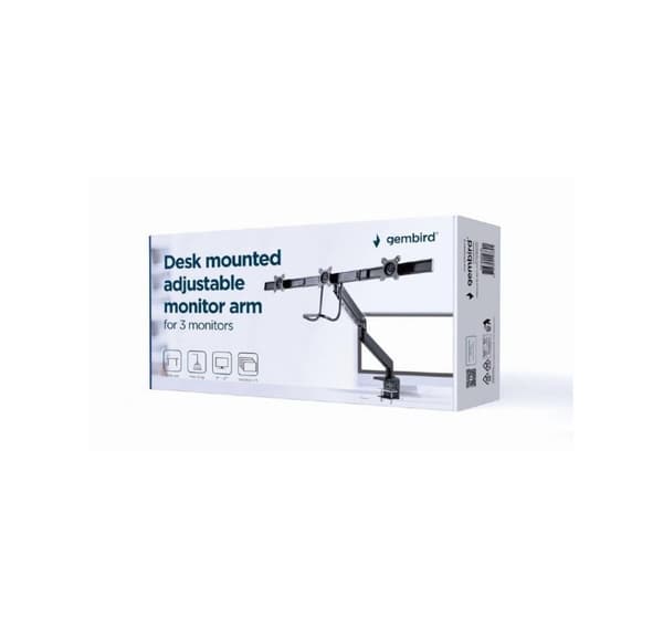 Skjerm acc monteringsarm/17-27" ma-da3-03, Gembird