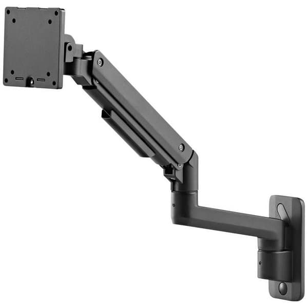 SpeaKa Professional SP-MM-990 Väggfäste för en bildskärm 43,2 cm (17) - 124,5 cm (49) Svart Höjdjusterbar,
