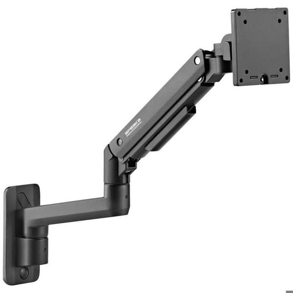 SpeaKa Professional SP-MM-990 Väggfäste för en bildskärm 43,2 cm (17) - 124,5 cm (49) Svart Höjdjusterbar,