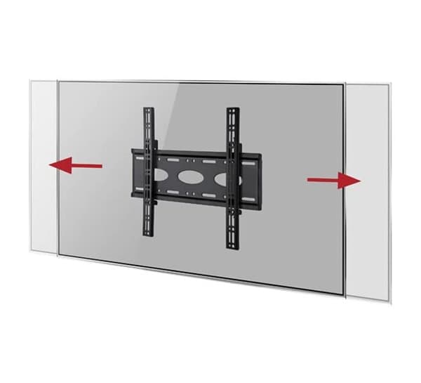 Support TV-väggfäste - B-tech - BT8441/B - Svart - Metall - VESA 4 - Skärm upp till 55 tum