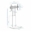 Miniatyrbillede 2 af 3: TV-holder TooQ FS2288M-B 32"-85" 40 kg