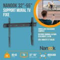 Miniatyrbillede 2 af 6: TV-holder Nanook Ultra Flat 32" 55"