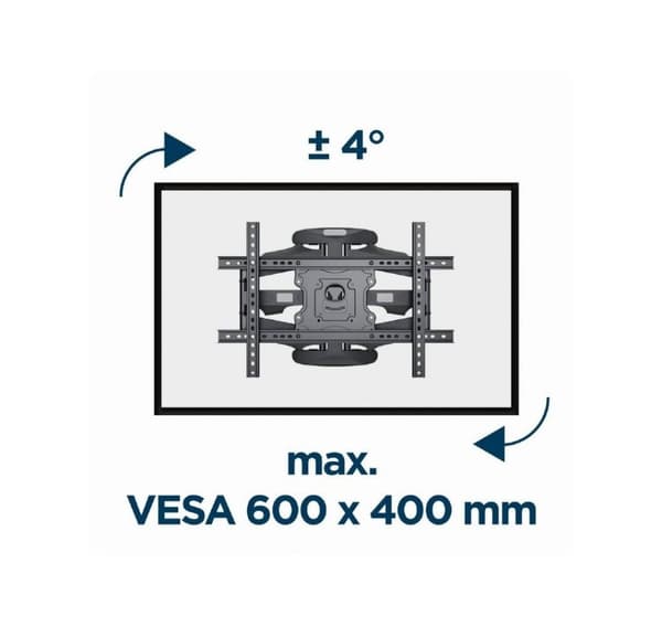 TV-sarja acc seinäteline 32-75"/wm-75st-01, Gembird