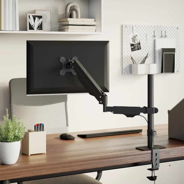 vidaXL skærmholder maks. 27" gasfjeder 10 kg