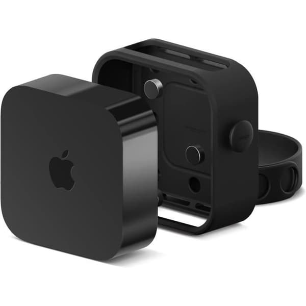 Stöd Multi - elago - Apple TV 4K 3:e generationen 2022 - Magnetmontering, Skruv, Rem - Silikon