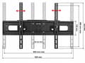 Miniatyrbillede 11 af 11: SWIVEL TV MOUNT TV BÆGER op til 70 tommer 600x400 VESA op til 50 kg