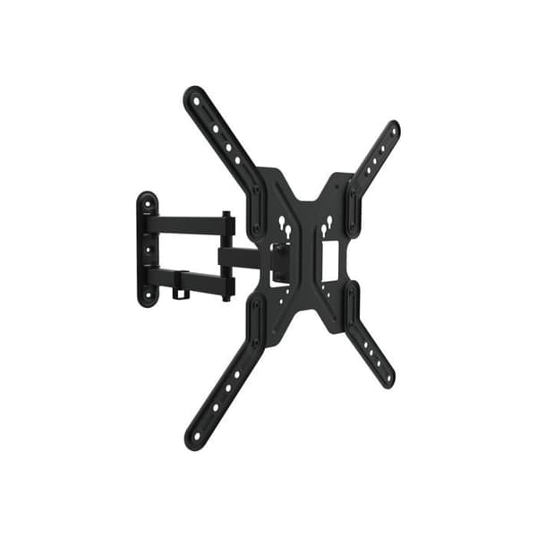 Skärmstöd 13 - 55 dubbelarm lutning och vridbar max. vesa 400x400 upp till 30 kg 650108 Svart