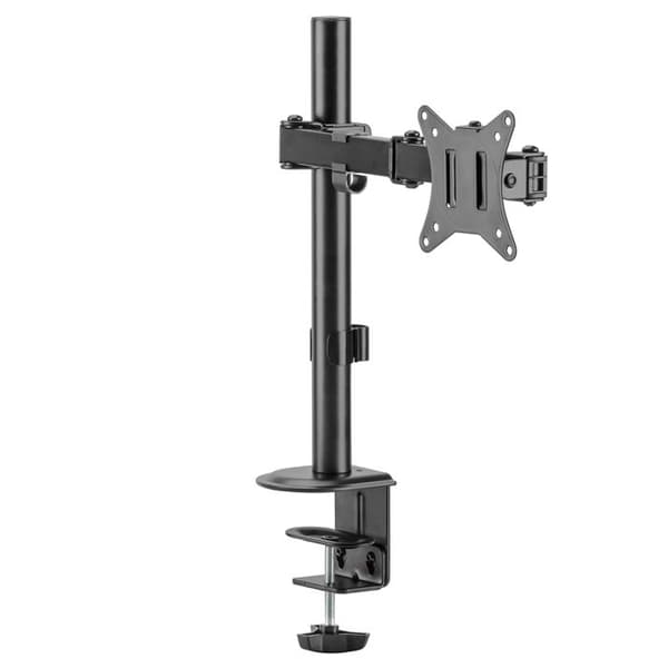 Maclean skrivbordsfäste för LCD-skärm, 17-32", 9 kg, VESA 75x75 och 100x100 dubbelarm, MC-753N