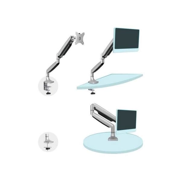 TV-bänk med arm TooQ DB3032TNR-S Silver
