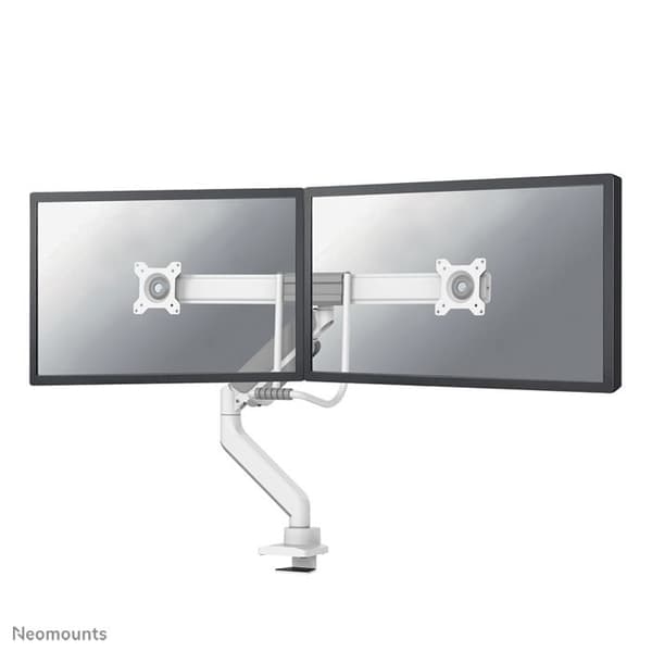 Neomounts by Newstar DS75-450WH2 x2 Bildskärmsbordsfäste 43,2 cm (17) - 81,3 cm (32) Justerbar höjd, lutning