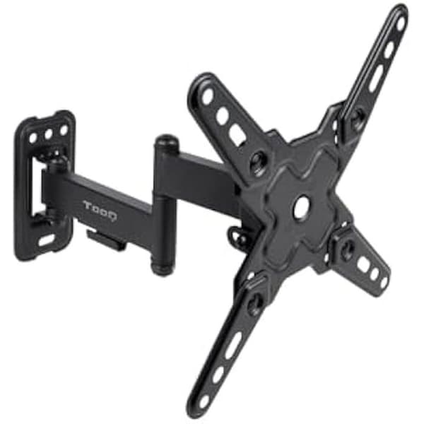 TOOQ LP1344TN-B Väggfäste - 13"-43" skärmar - Tiltande och roterande - 20 kg Vikt - Kompatibel med skärmar Svart