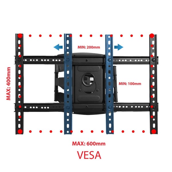 Esperanza ERW021 CRONOS 2,16 m (85") TV-fäste Svart