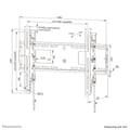 Miniatyrbild 7 av 11: TV-fäste Neomounts WL35-750BL16 42" 86"