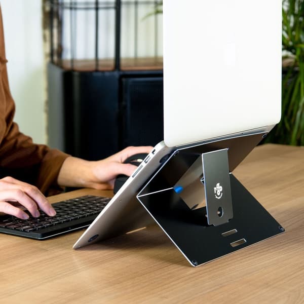 Notebookstativ R-Go RGORIATBL Aluminium