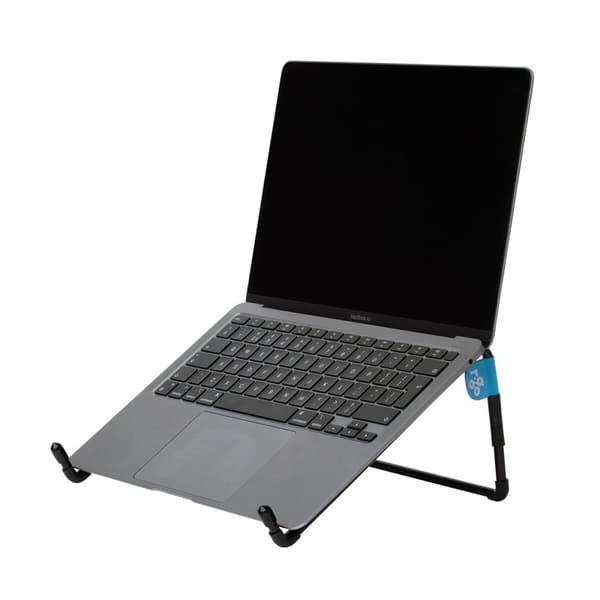 Notebookstativ R-Go RGOSC015BL Stål Sort