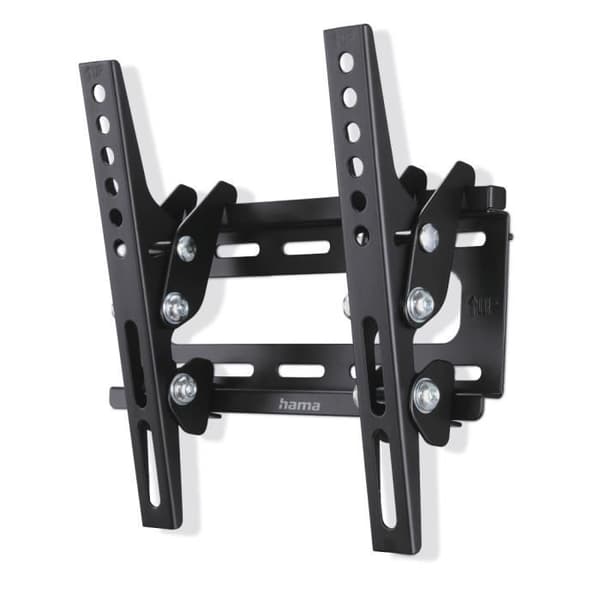 Supp. vägg-TV, lutning, 117 cm (46"), upp till 25 kg Svart