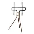 Miniatyrbild 1 av 3: Socle TV "Design chevalet", 191cm (75"), höjd variabel, askträ, valnöt