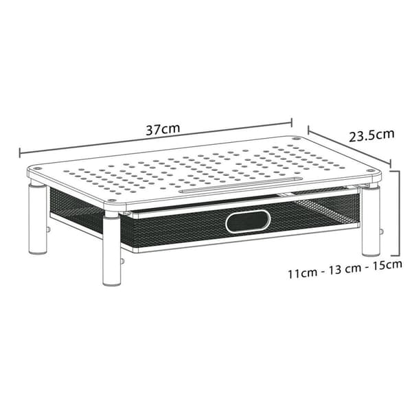 Bordfäste för Skärm MacLean MC-947 32" 13" 37 x 23,5 cm