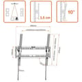 Miniatyrbillede 2 af 3: TV-holder METRONIC 451064 35 kg