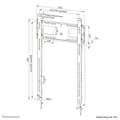 Miniatyrbild 5 av 11: TV-fäste Neomounts WL30-750BL18P 100 kg 98"