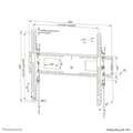 Miniatyrbild 2 av 11: TV-fäste Neomounts WL35-750BL18 43"
